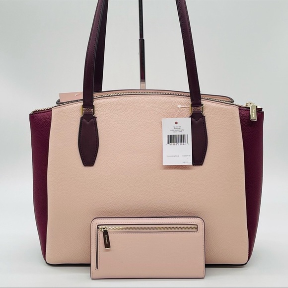 Kate Spade Large Triple Compartment Tote Bag & Darcy Slim Bifold Wallet - Picture 6 of 15